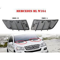 Решетки за преден капак за Mercedes ML W164 Facelift - DM83 DM84